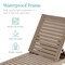 Best Choice Products Outdoor Lounge Chair, Resin Patio Chaise Lounger w/ Seat Cushion, 5 Positions